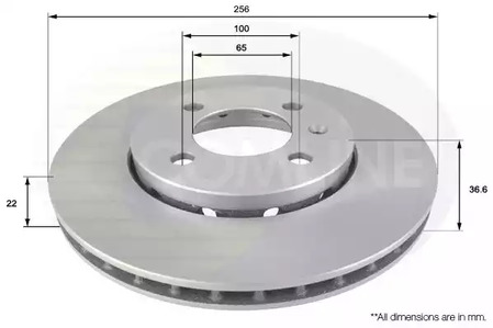 Тормозные диски COMLINE ADC2600V