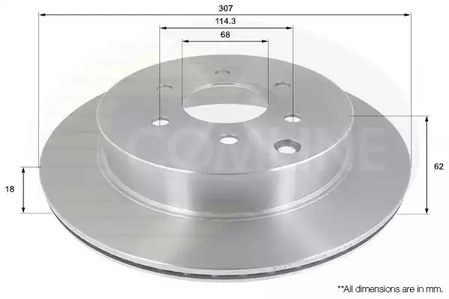 Тормозные диски COMLINE ADC0282V