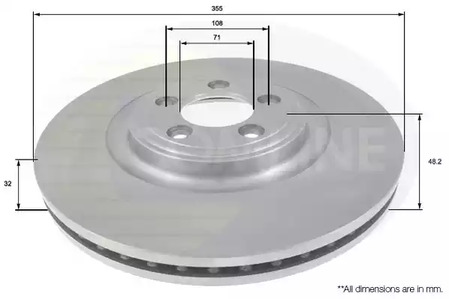 Тормозные диски COMLINE ADC1252V