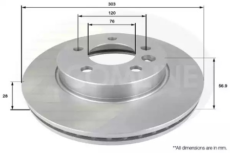 Тормозные диски COMLINE ADC2604V
