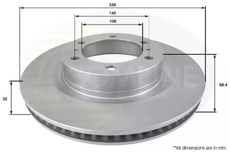 Тормозные диски COMLINE ADC2505V