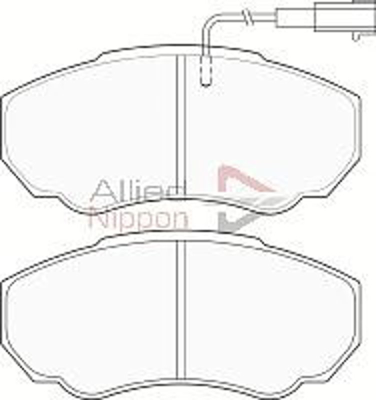 ADB11040 COMLINE Комплект тормозных колодок, дисковый тормоз