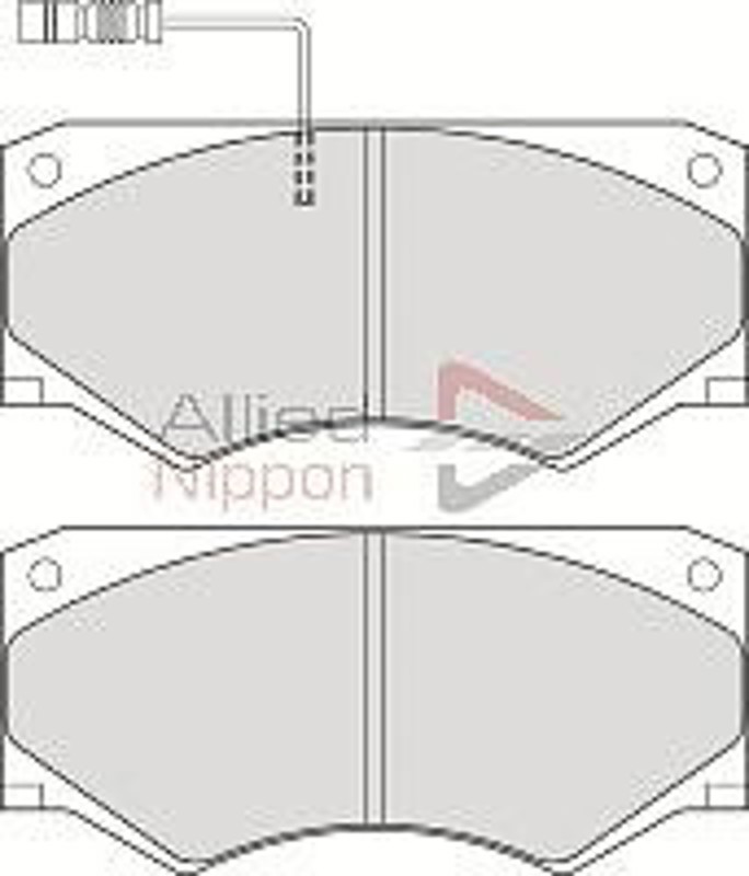 ADB11183 COMLINE Комплект тормозных колодок, дисковый тормоз