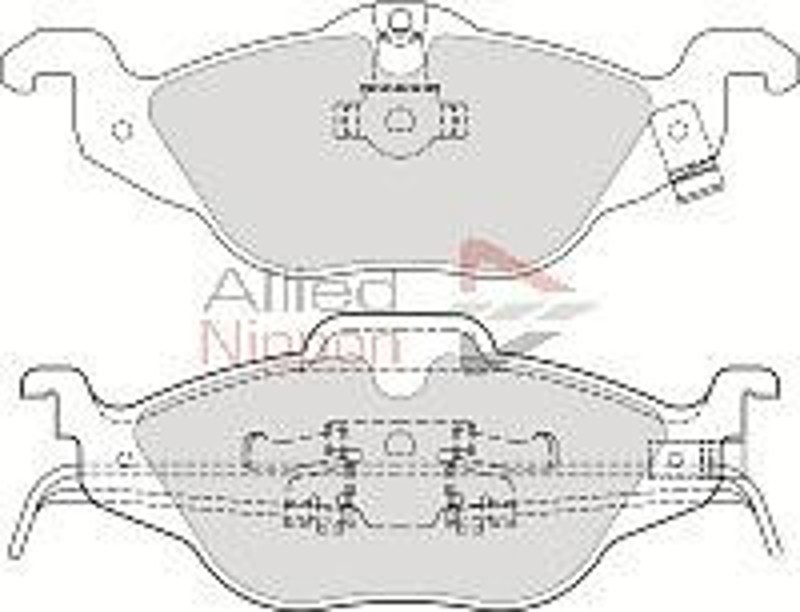 ADB3584 COMLINE Комплект тормозных колодок, дисковый тормоз