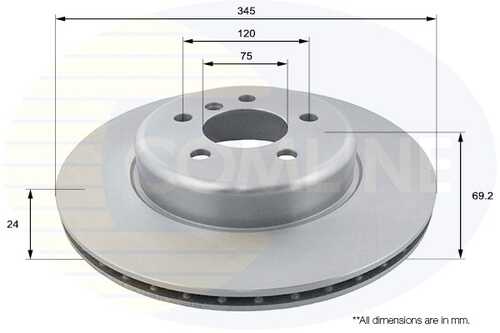 тормозные диски COMLINE ADC1788V