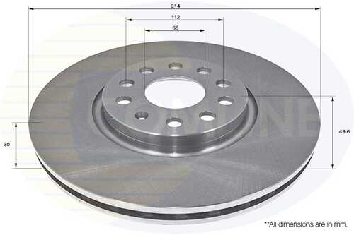 Тормозные диски COMLINE ADC2601V
