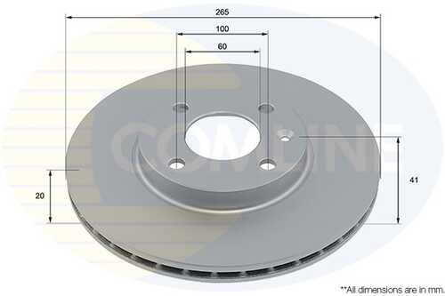 Тормозные диски COMLINE ADC2809V