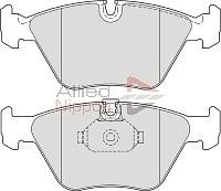 Комплект тормозных колодок, дисковый тормоз COMLINE CBP01010