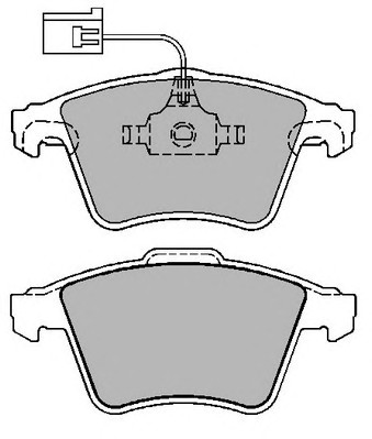 CBP11311 COMLINE Комплект тормозных колодок, дисковый тормоз