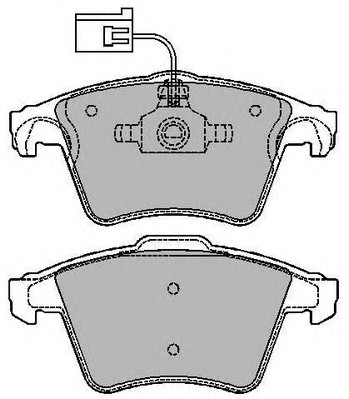 CBP11312 COMLINE Колодки тормозные дисковые передние комплект