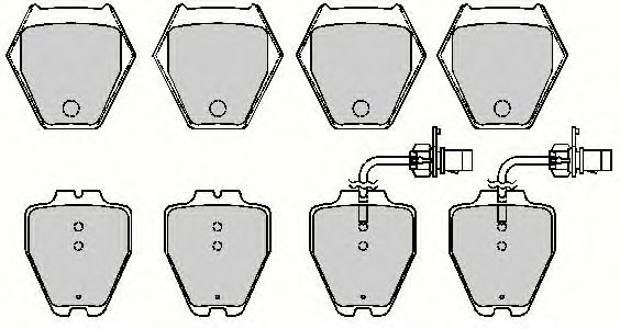 Колодки тормозные дисковые COMLINE CBP11771