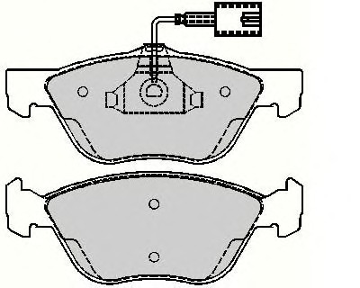 Комплект тормозных колодок, дисковый тормоз COMLINE CBP11772