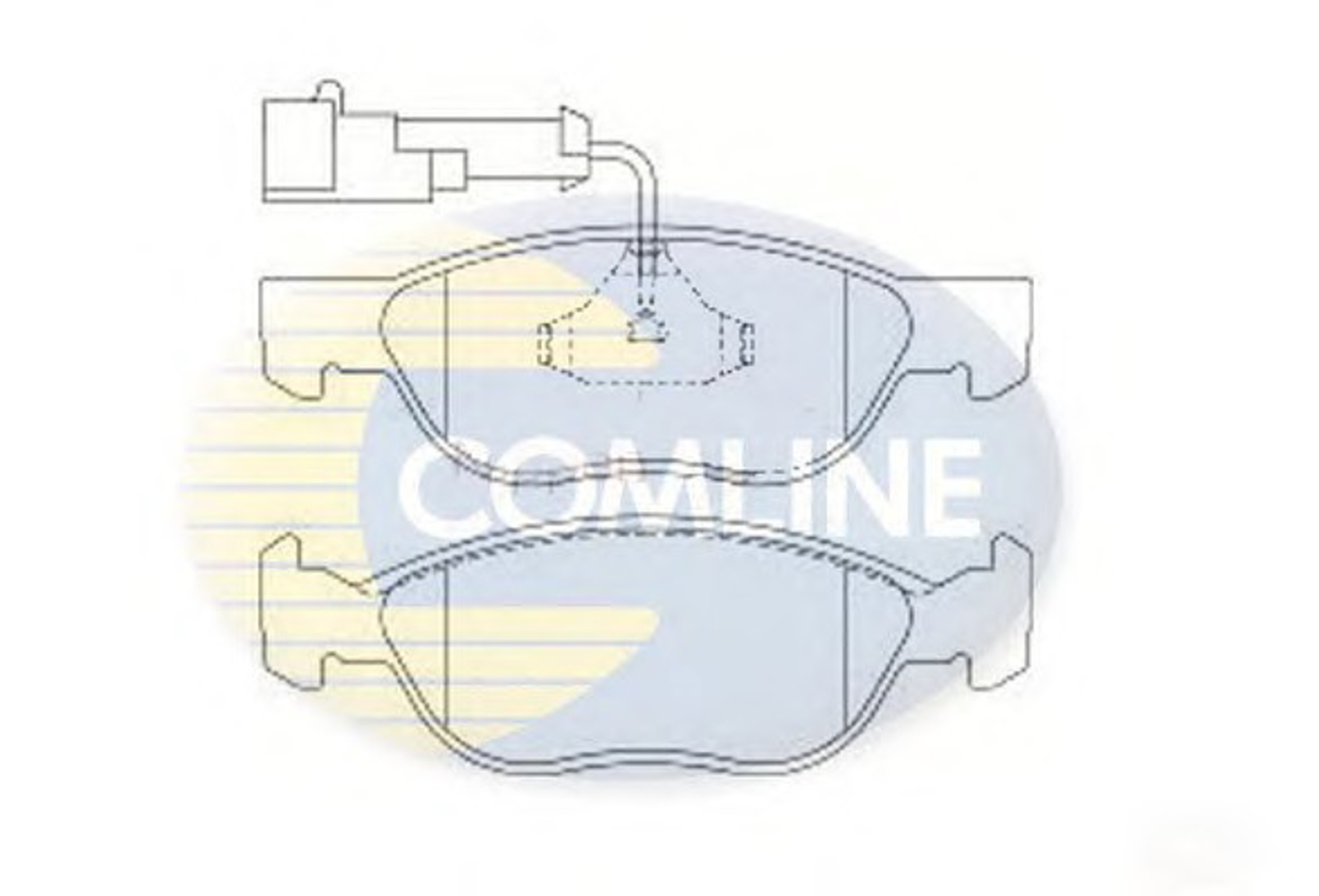 Комплект тормозных колодок дисковый тормоз COMLINE CBP1477