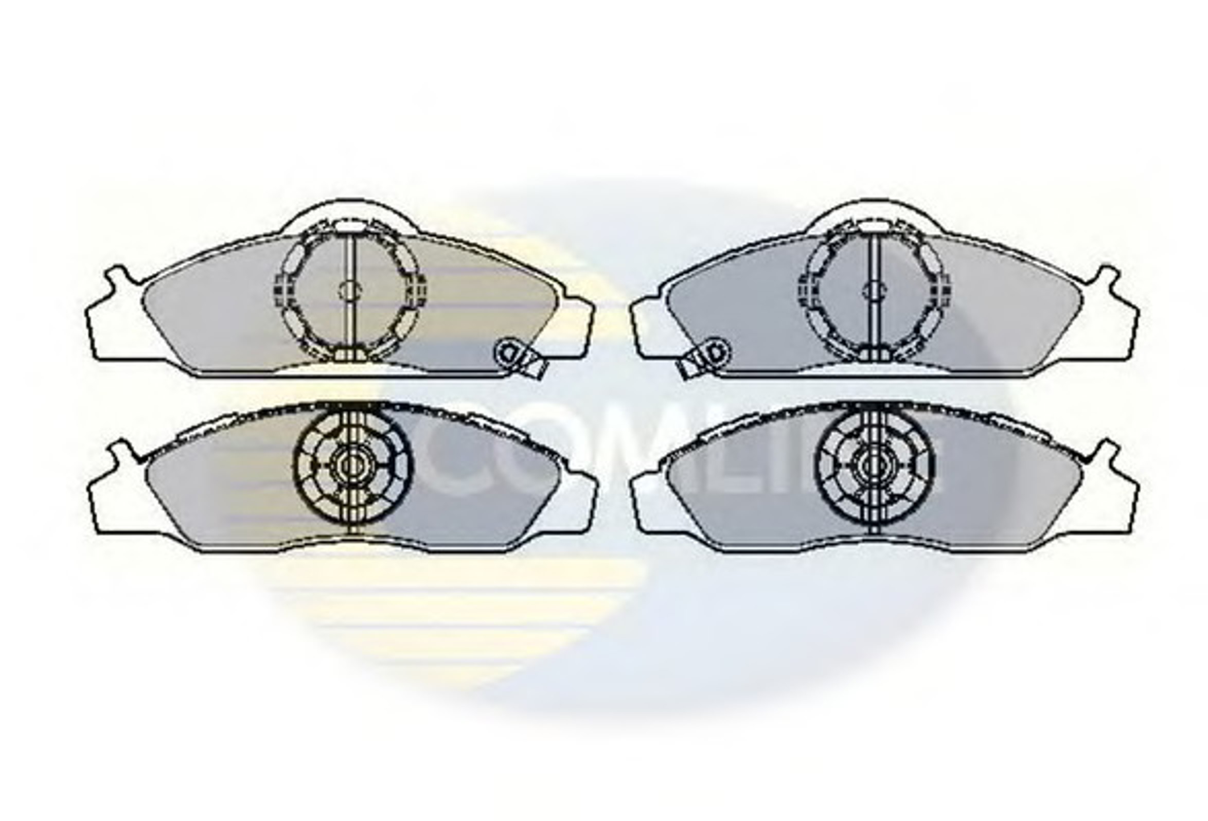 Колодки тормозные дисковые COMLINE CBP31746