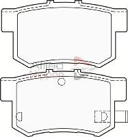 CBP3445 COMLINE Колодки тормозные дисковые задние комплект