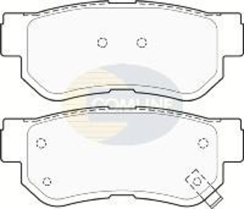 CBP3935 COMLINE Колодки тормозные дисковые задние комплект