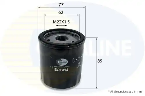 Масляный фильтр COMLINE EOF312
