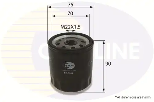 Масляный фильтр COMLINE EOF317