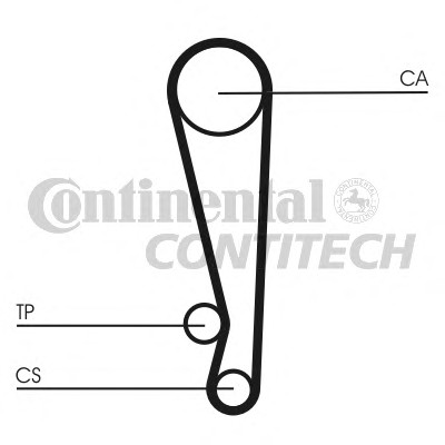 CT1024K1 CONTITECH Комплект ремня ГРМ