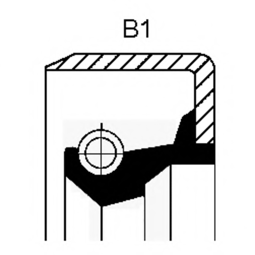01002480B CORTECO Сальник