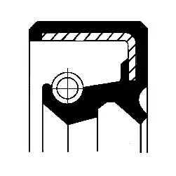 Уплотняющее кольцо вала рулевого механизм CORTECO 01020066B