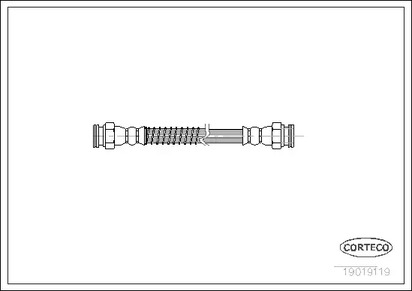 Шланг тормозной CORTECO 19019119
