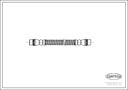 19030132 CORTECO Шланг тормозной