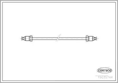 Тормозные трубки CORTECO 19035744