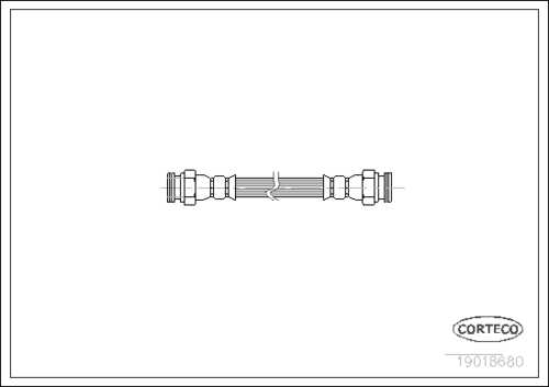 Тормозные трубки CORTECO 19018680