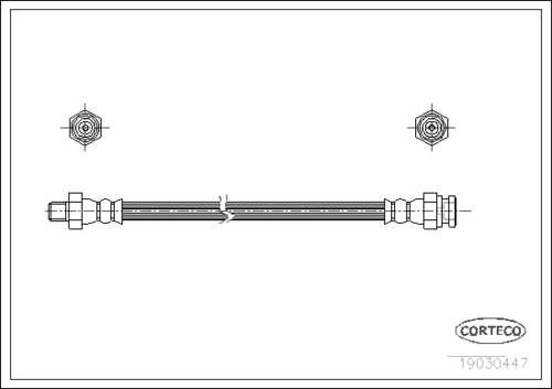 Тормозные трубки CORTECO 19030447