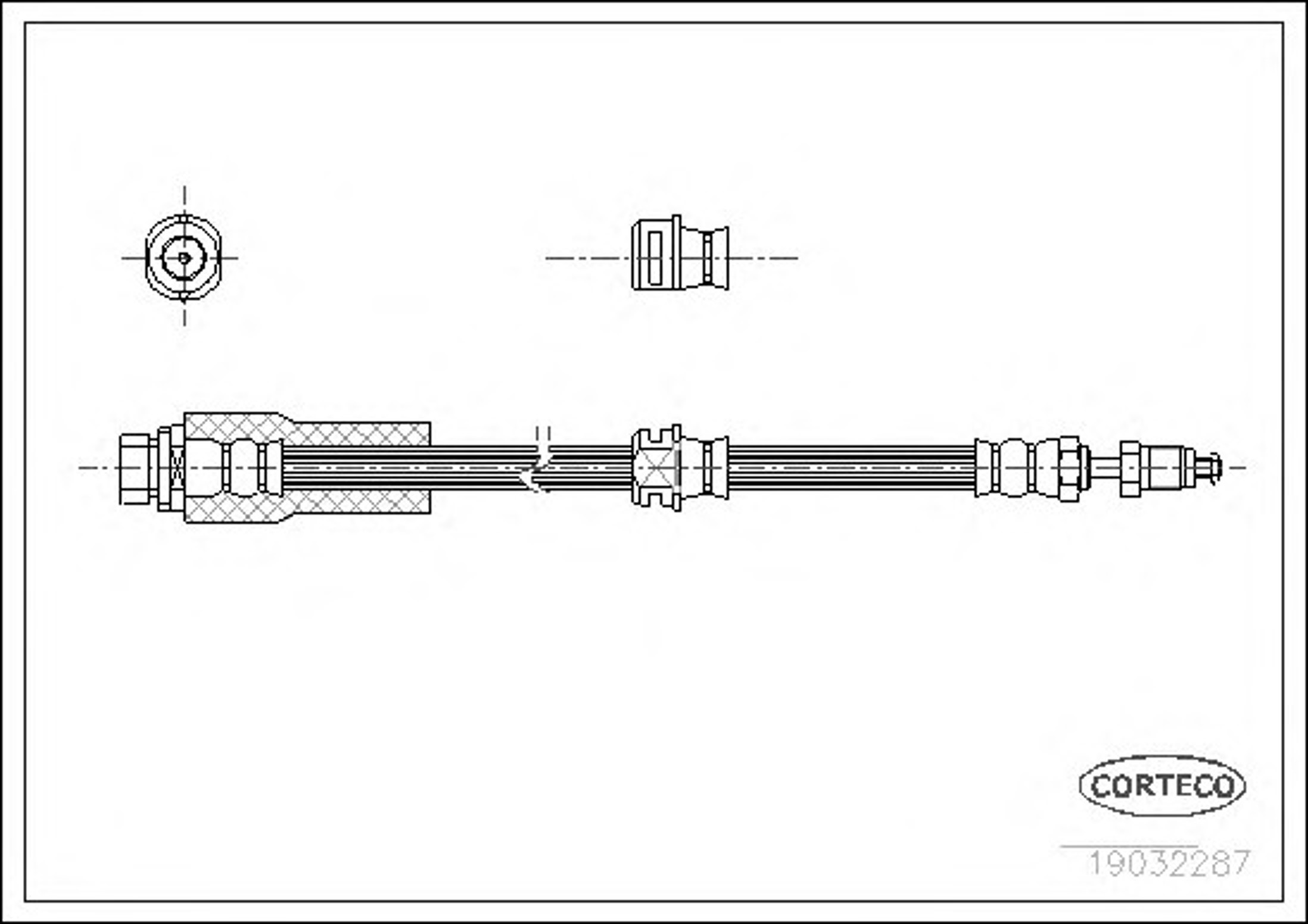 Тормозные трубки CORTECO 19032287
