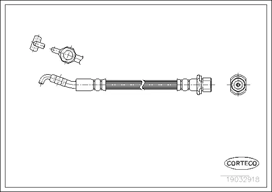 Тормозные трубки CORTECO 19032918