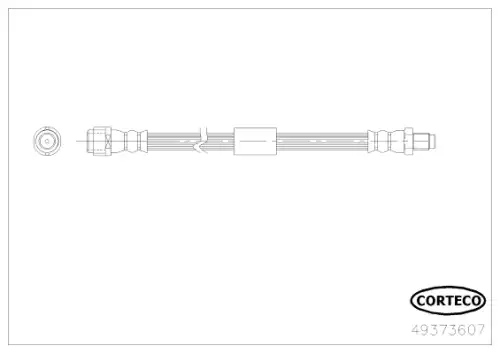 Тормозные трубки CORTECO 49373607