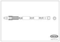 Тормозной шланг спереди справа w205213 CORTECO 49416134