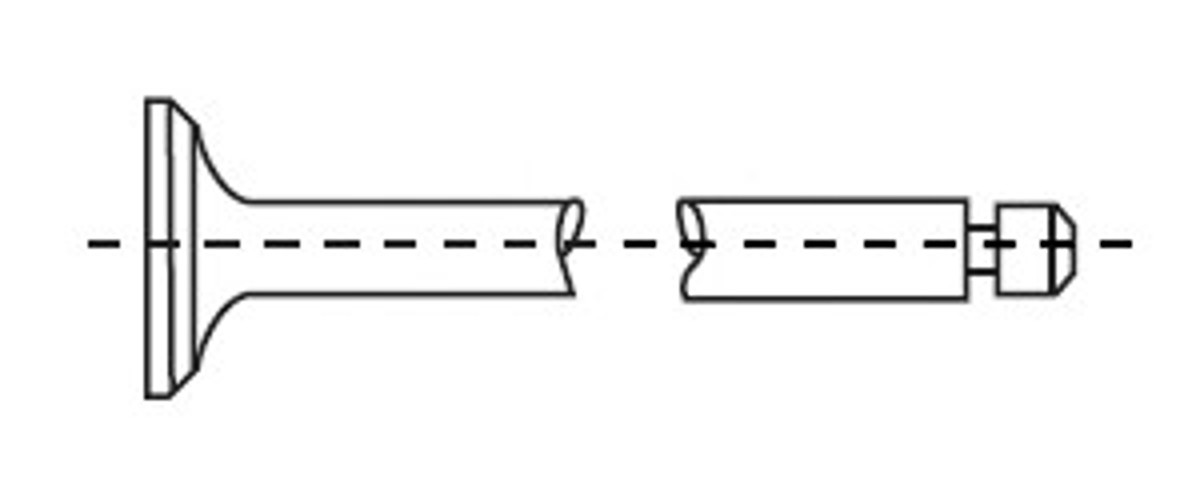 Клапан двигателя выпускной CORTECO 551394B