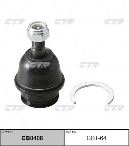 Опора шаровая нижн CTR CB0408