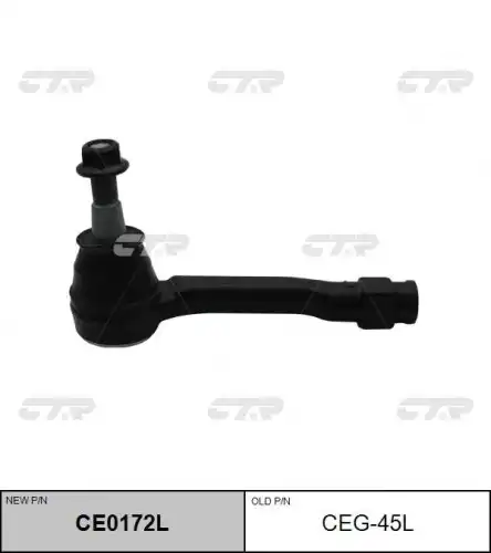 Наконечник рулевой тяги лев chevrolet cruze 16- volt 16- opel astra 15- CTR CE0172L