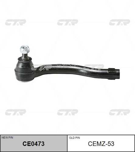 Наконечник рулевой внутренний левый CTR CE0473