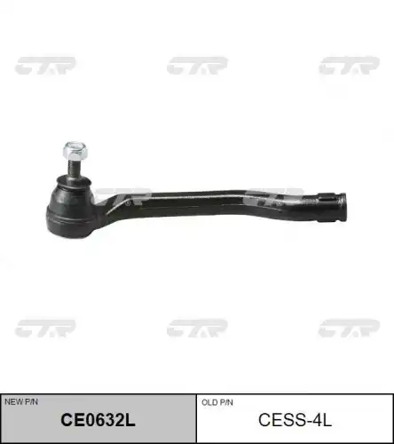 Ce0632l наконечник рулевой левый замена cess-4l