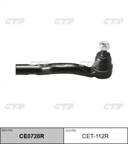 Ce0728r наконечник рулевой правый замена cet-112r CTR CE0728R