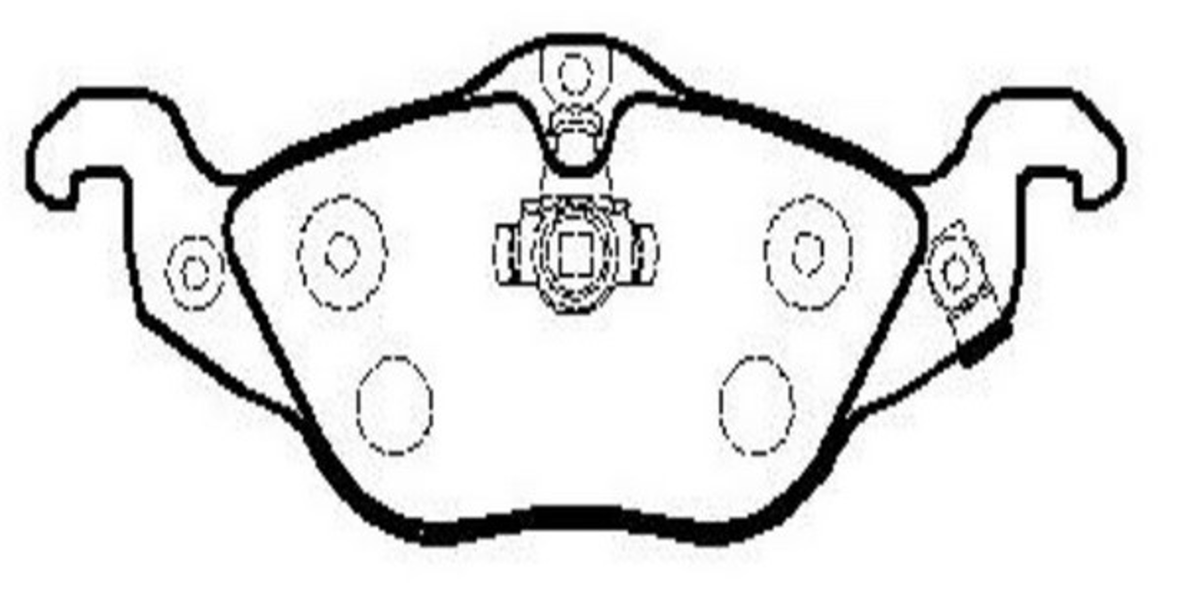 CKG-13 CTR BRAKE PAD