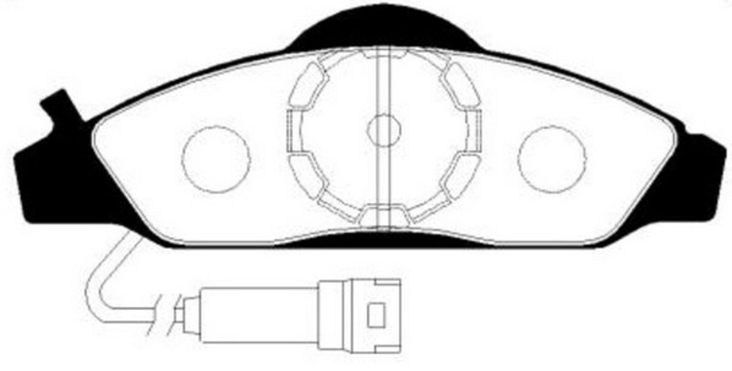 CKKS-6 CTR BRAKE PAD