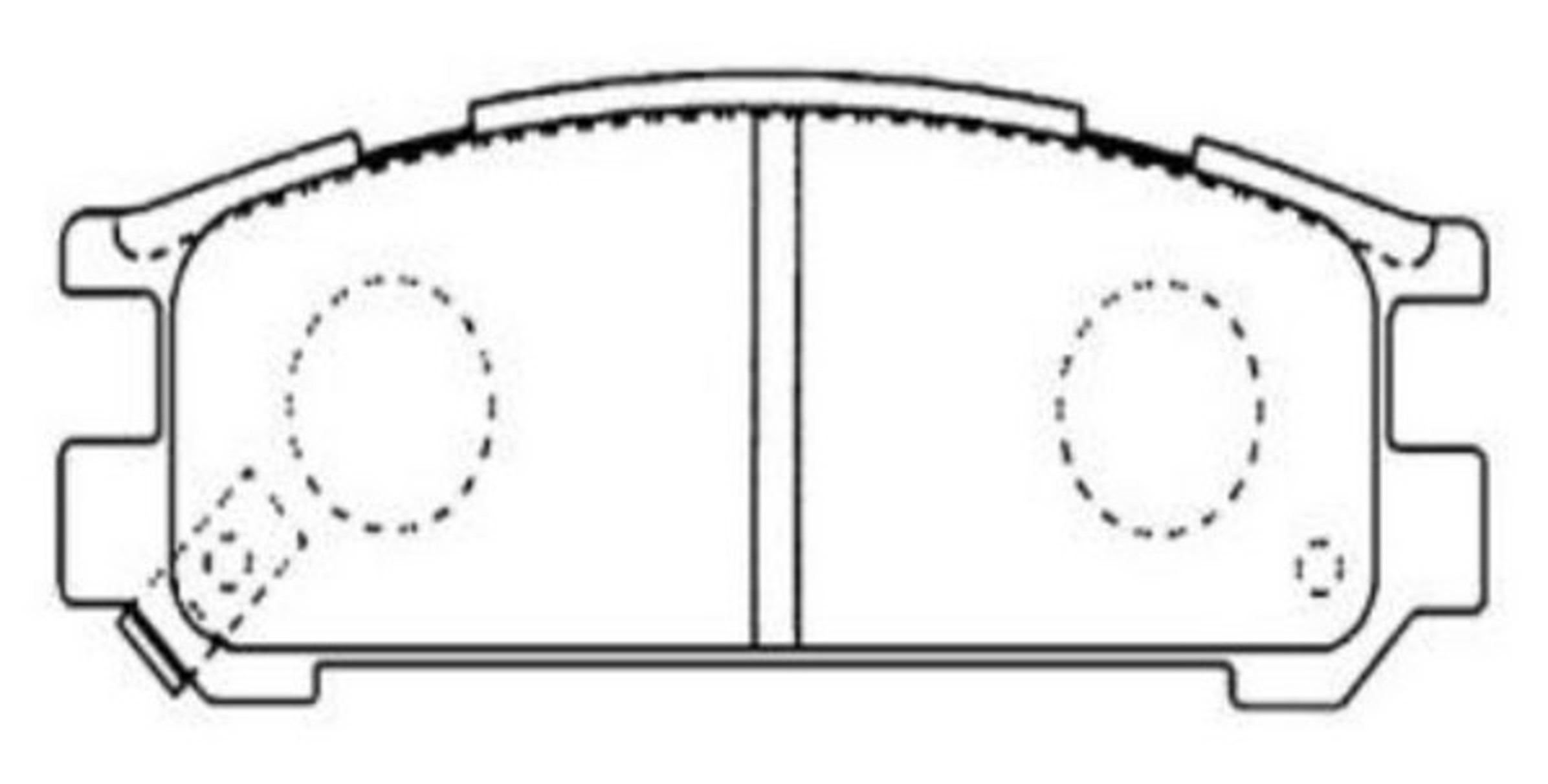 CKSU-10 CTR BRAKE PAD