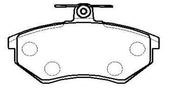 CKVW-13 CTR BRAKE PAD