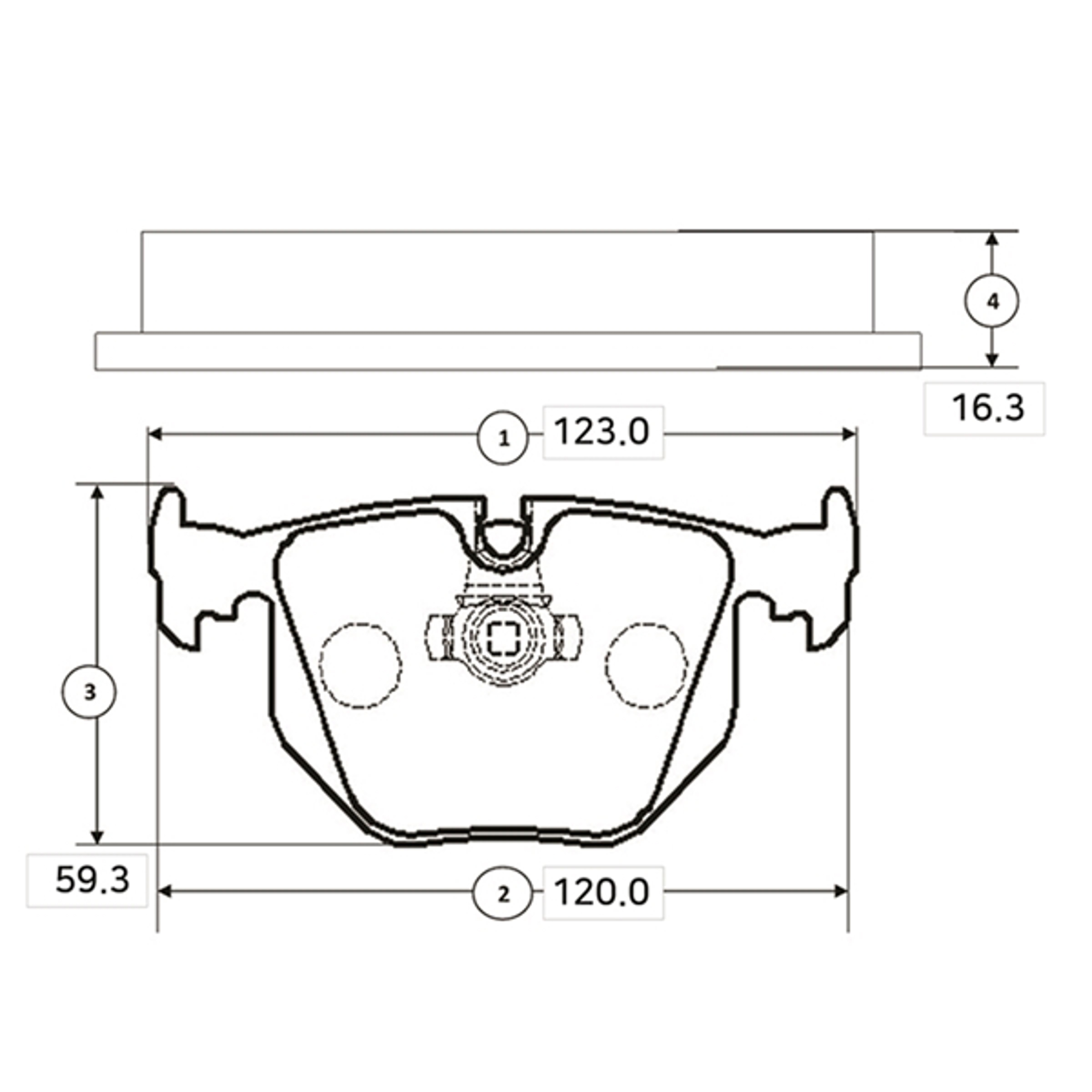 GK0007 CTR BRAKE PAD