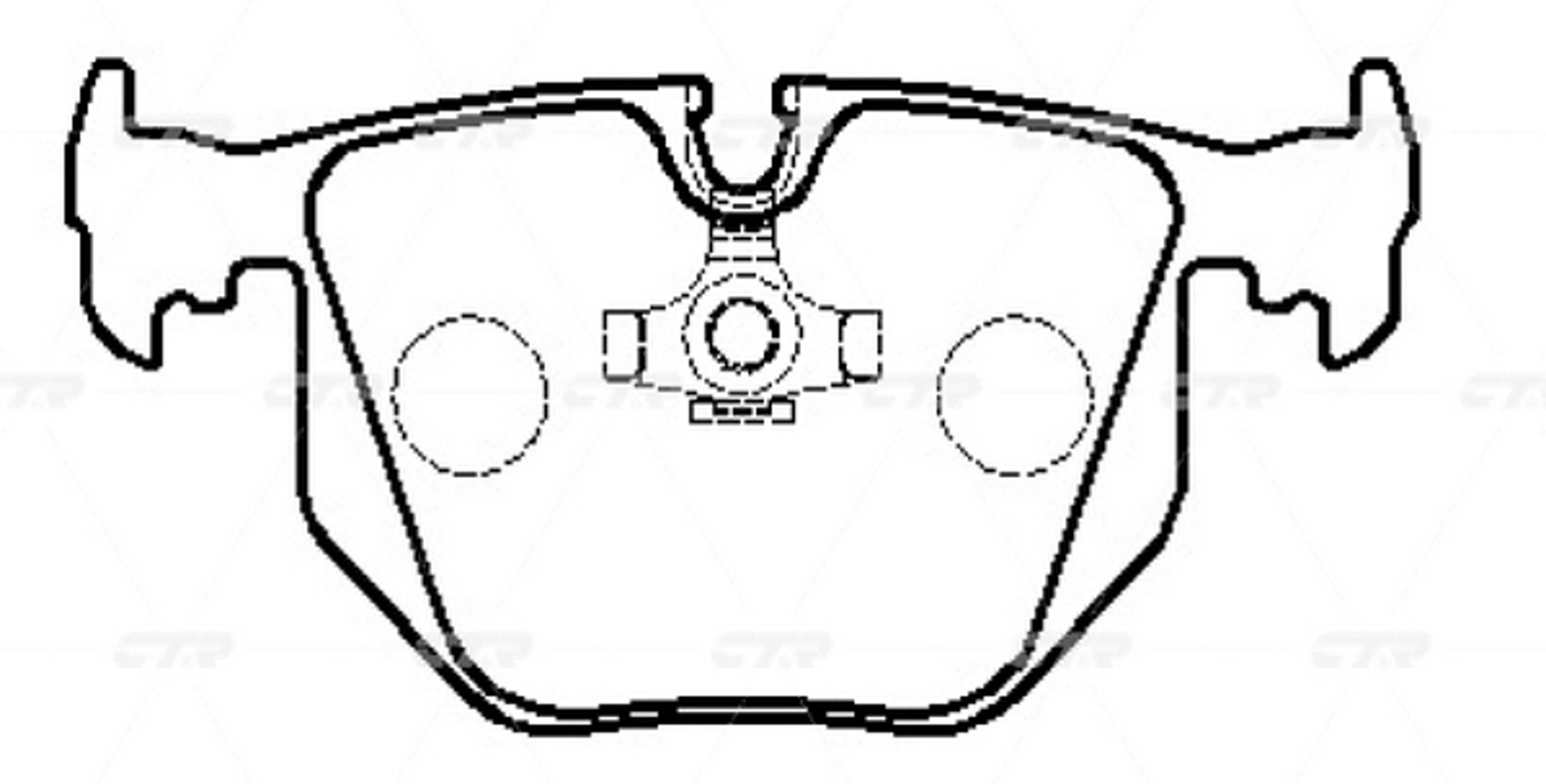 GK0018 CTR BRAKE PAD