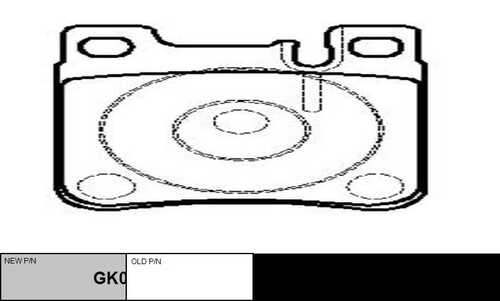 GK0031 CTR GK0031_колодки дисковые задние!\ MB W140 91>/W202 94>/W210 97>/W220 2.8/3.2 98>
