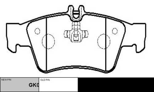 GK0040 CTR Колодки тормозные