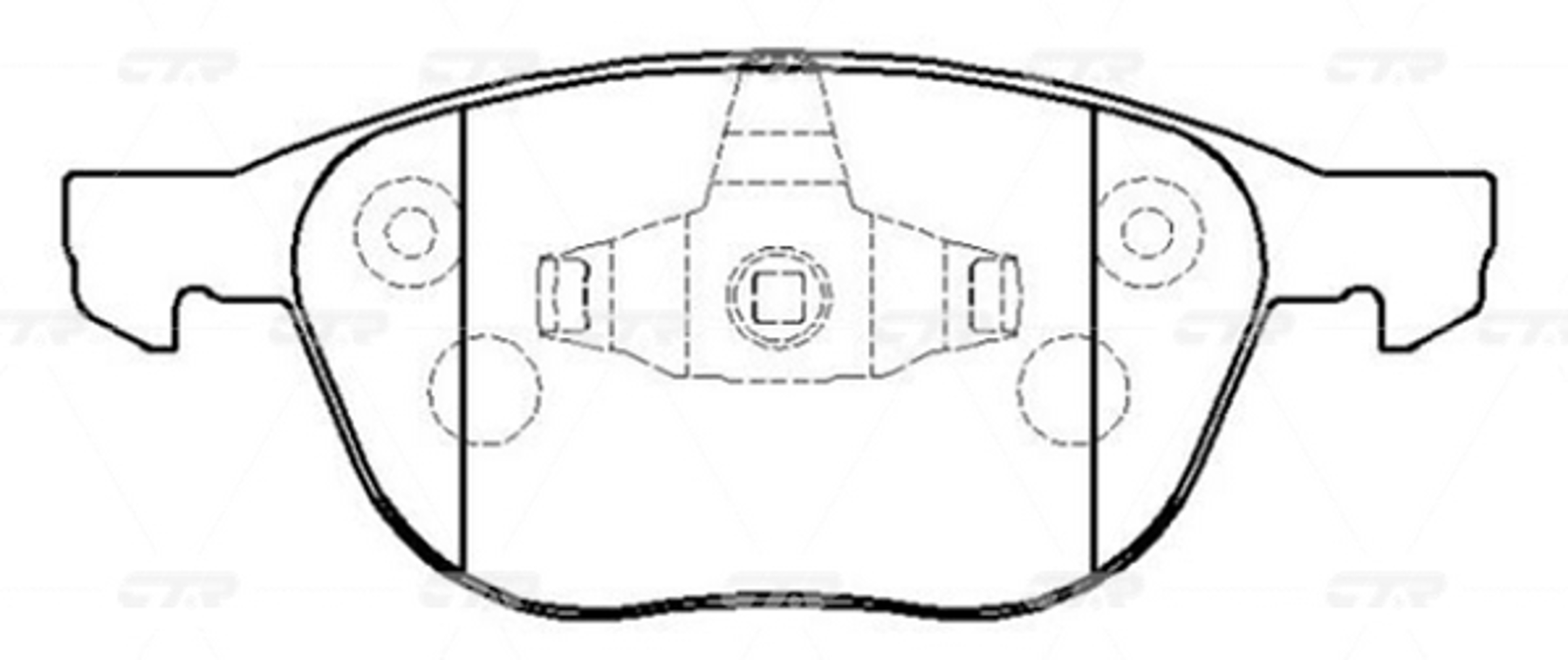 GK0159P CTR BRAKE PAD