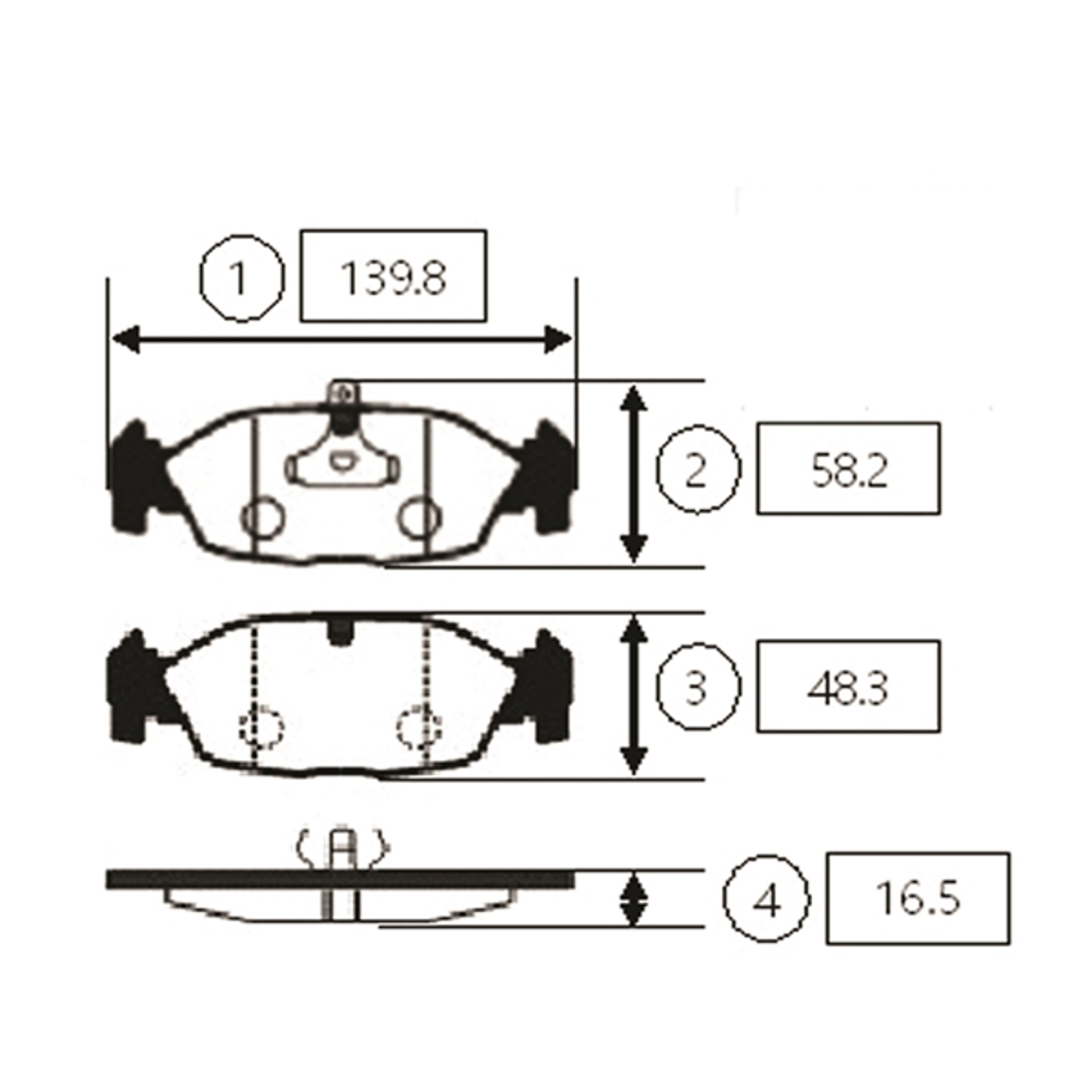 Brake pad CTR GK0272